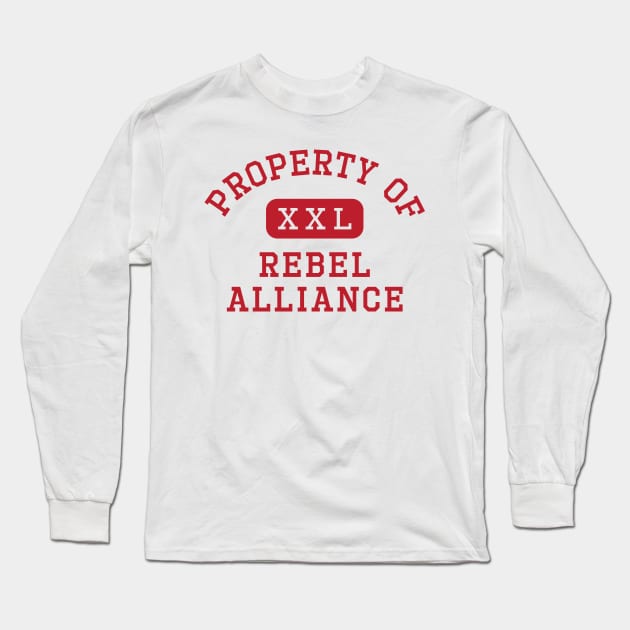 Rebel Alliance Red Long Sleeve T-Shirt by gonzr_fredo